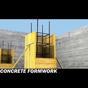 3dsmax concrete formwork