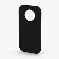 Door Hanger Do Not Disturb 01 Black