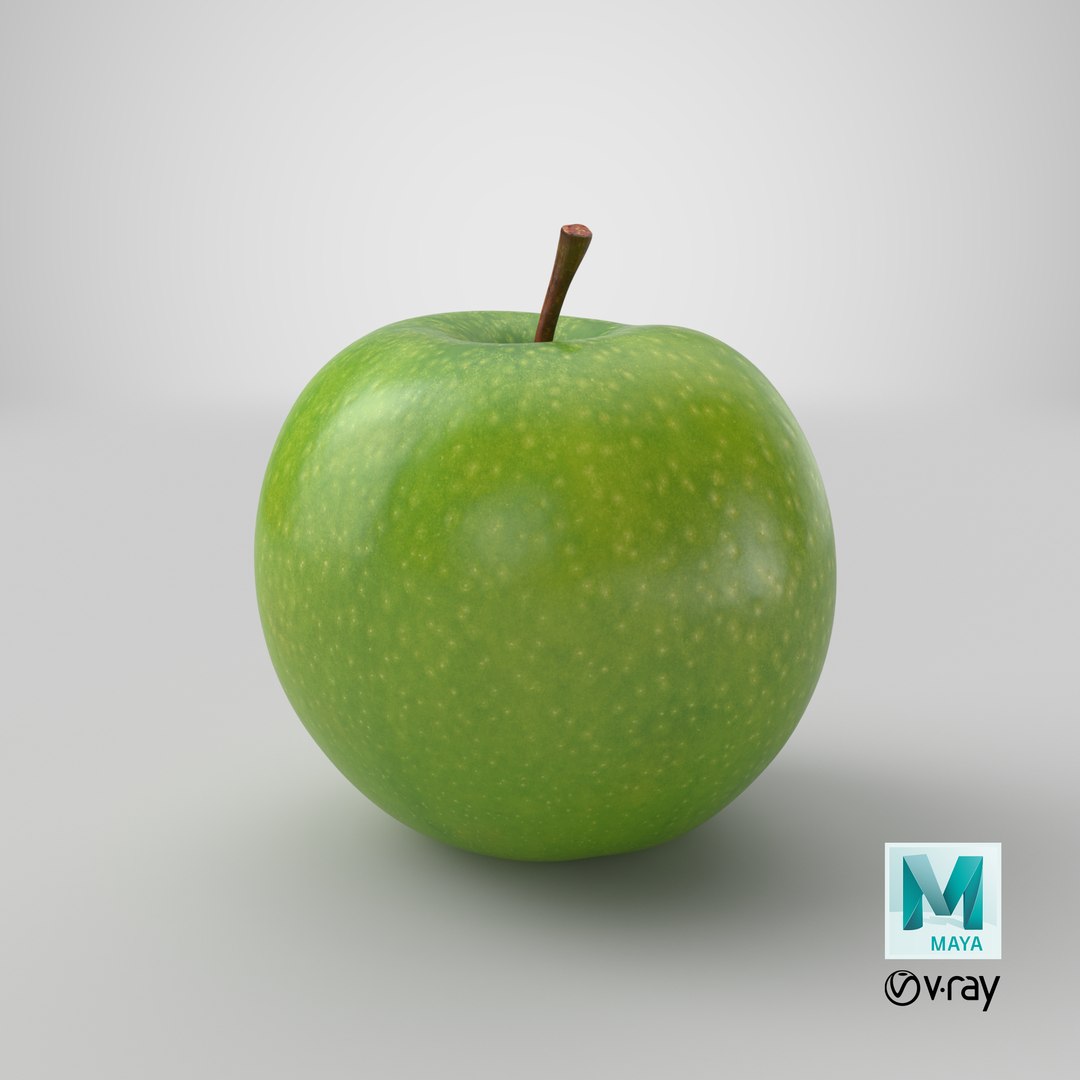 Green Apple v2 3D https://p.turbosquid.com/ts-thumb/P7/2VfA10/TR/stemcell_maya_vray_render/png/1686382567/1920x1080/fit_q87/9de3b0762218460bdb6bd69ab62a63c5633d5c01/stemcell_maya_vray_render.jpg