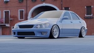 3D Lexus is300 model