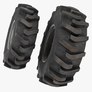 3D model Tractor Wheel