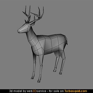 maya deer real time