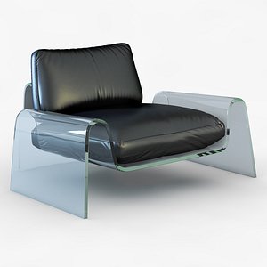 3d spider lounge chair model