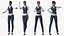 Professional Businesswoman Character Rigged for Cinema 4D