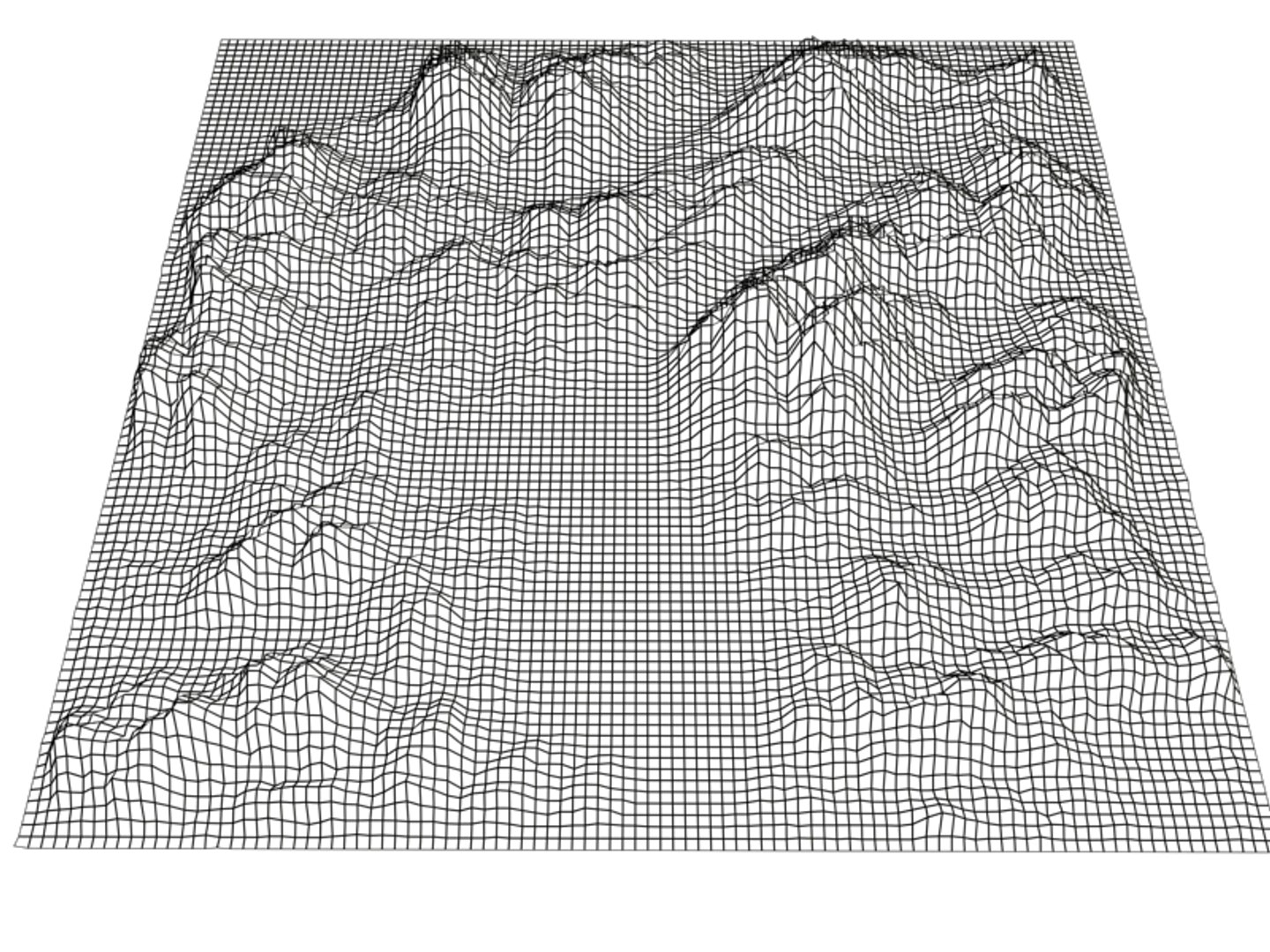 Mountain Terrain 3d Model