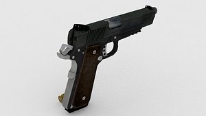 3d springfield armory 1911 pistol model
