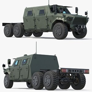 Heavy Duty Military Transport Truck Frame Chassis