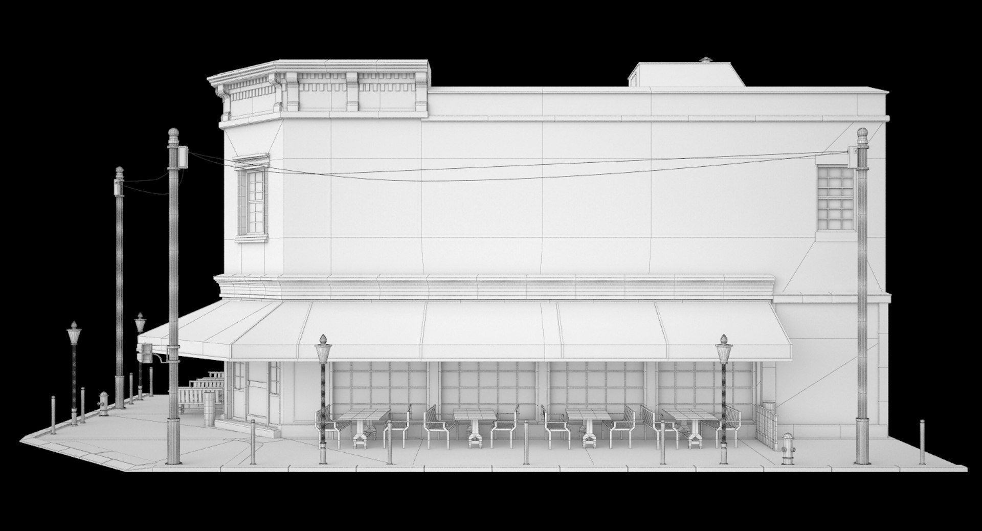 Building Pub 3D - TurboSquid 1406841