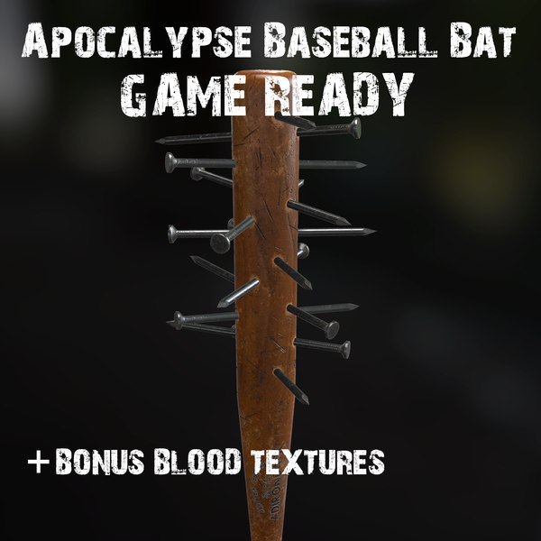 3d baseball bat model