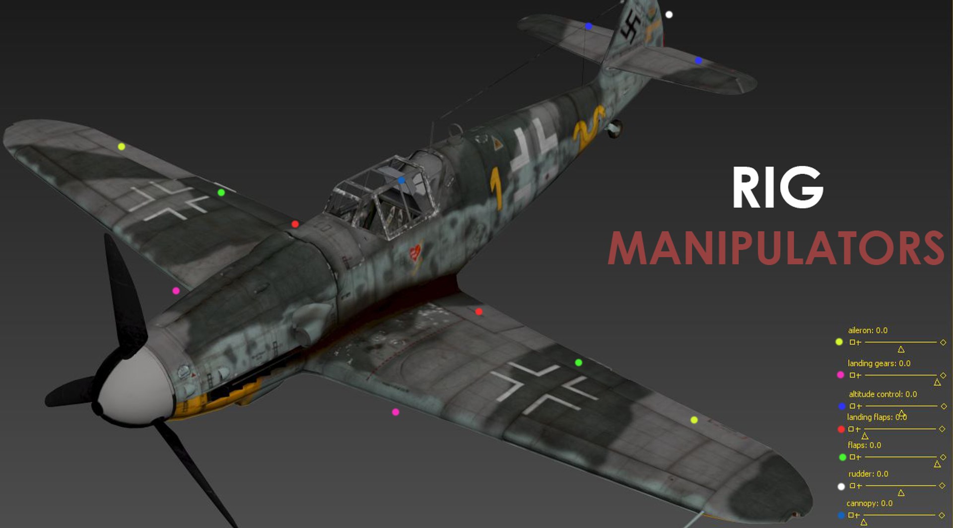 rigged messerschmitt bf109 yellow max https://p.turbosquid.com/ts-thumb/P7/JTWO8I/qZfSoAn7/rig/png/1457297874/1920x1080/fit_q87/84bbb149dc327609ec2bddb54f7aff186ba27e78/rig.jpg
