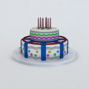 Birthday Cake 3D Models For Download | TurboSquid