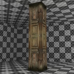 3D Wooden Column 02 model