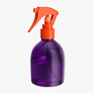 Plastic bottle with dispenser small 3D model