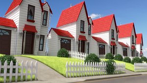 despicable house street obj