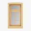3D set windows solid wood
