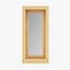 3D set windows solid wood