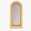 3D set windows solid wood