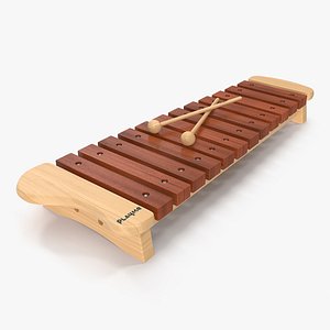 Xylophone 3D Model