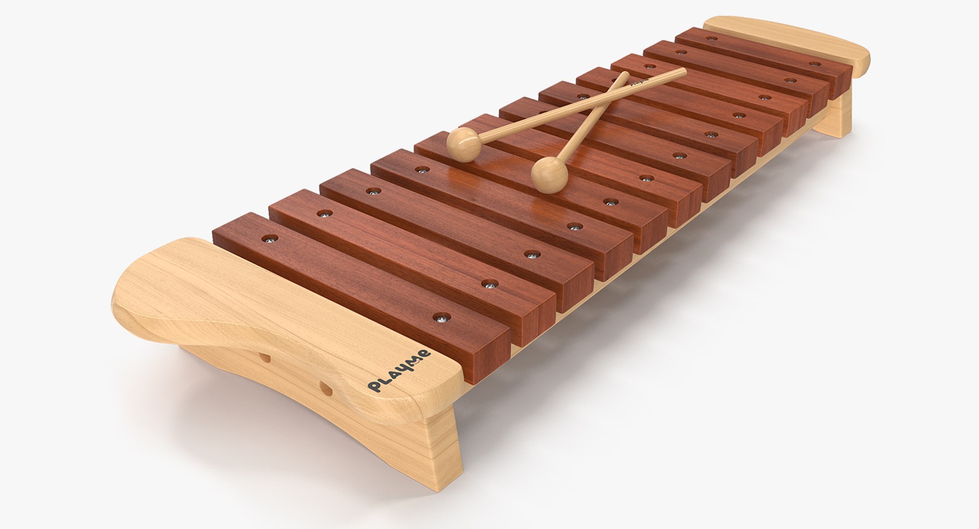 Xylophone 3D Model 3D model preview