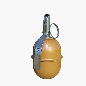 3d russian hand grenade rgd-5