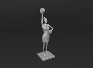 3D model Cheerleader