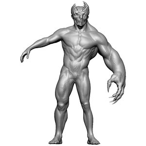 Asym Monster - Highpoly Zbrush project