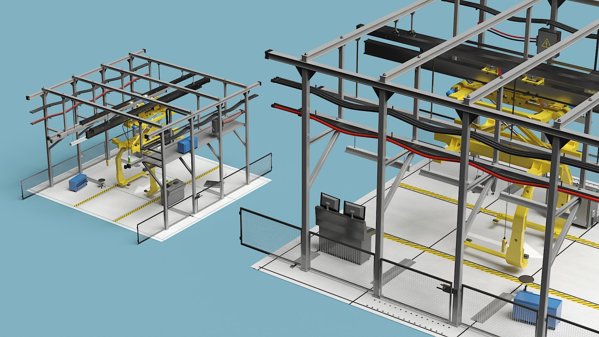 3D Automatic Vehicle Body Conveyor - TurboSquid 2319384