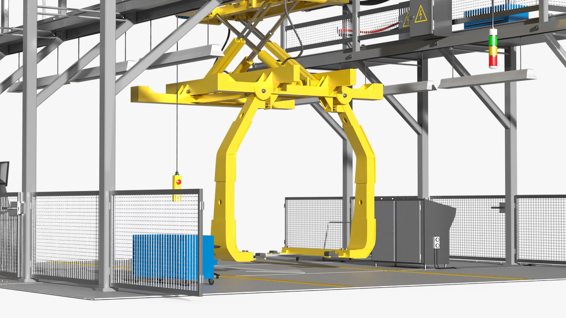 3D Automatic Vehicle Body Conveyor - TurboSquid 2319384