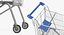 3d model supermarket cart