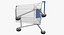 3d model supermarket cart