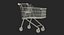 3d model supermarket cart