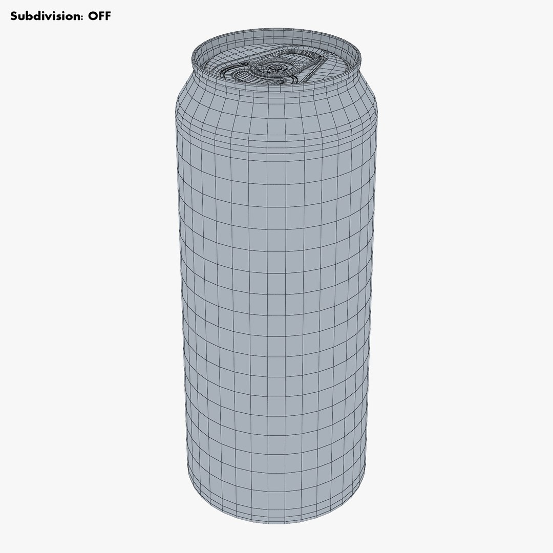 3D Aluminum Standard Can 500ml v 1 https://p.turbosquid.com/ts-thumb/P7/hLj49M/lf/aluminum_standard_can_500ml_v_1_wireframe_0001/jpg/1653903645/1920x1080/fit_q87/f0281b579b6ffff26e32d83b5f9ddf0d46d26421/aluminum_standard_can_500ml_v_1_wireframe_0001.jpg
