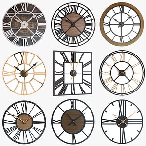 Wall Clock Set 1005