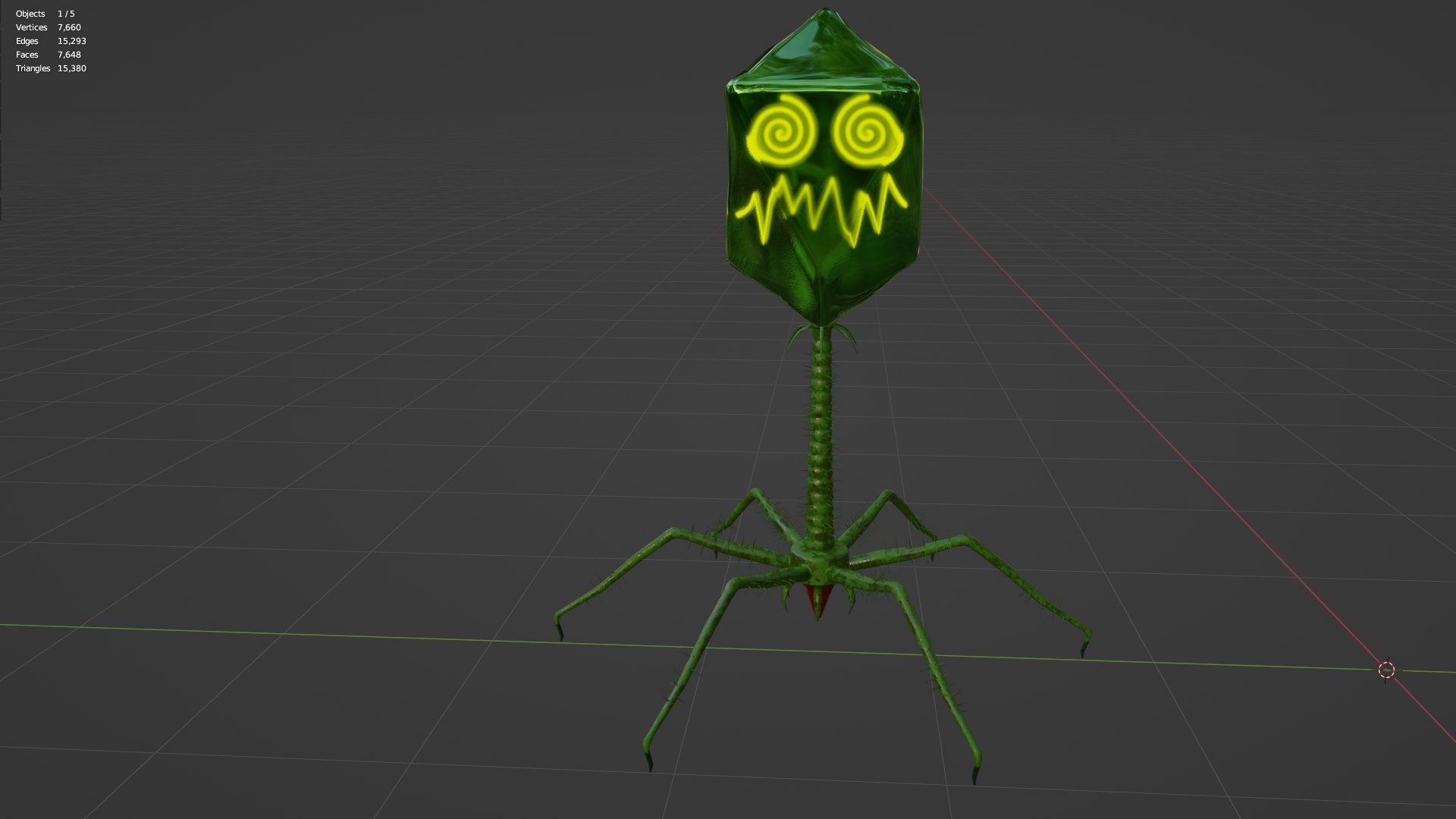 3D microbe 3 - bacteriophage https://p.turbosquid.com/ts-thumb/P7/ilERrq/TA/6/png/1671616497/1920x1080/fit_q87/4b5371e51c9327ed7a9dd529a4ef39a7a8cdb373/6.jpg