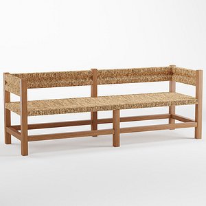 3D Malibu Woven Bench model