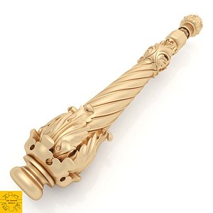 architectural column 5 decor 3D