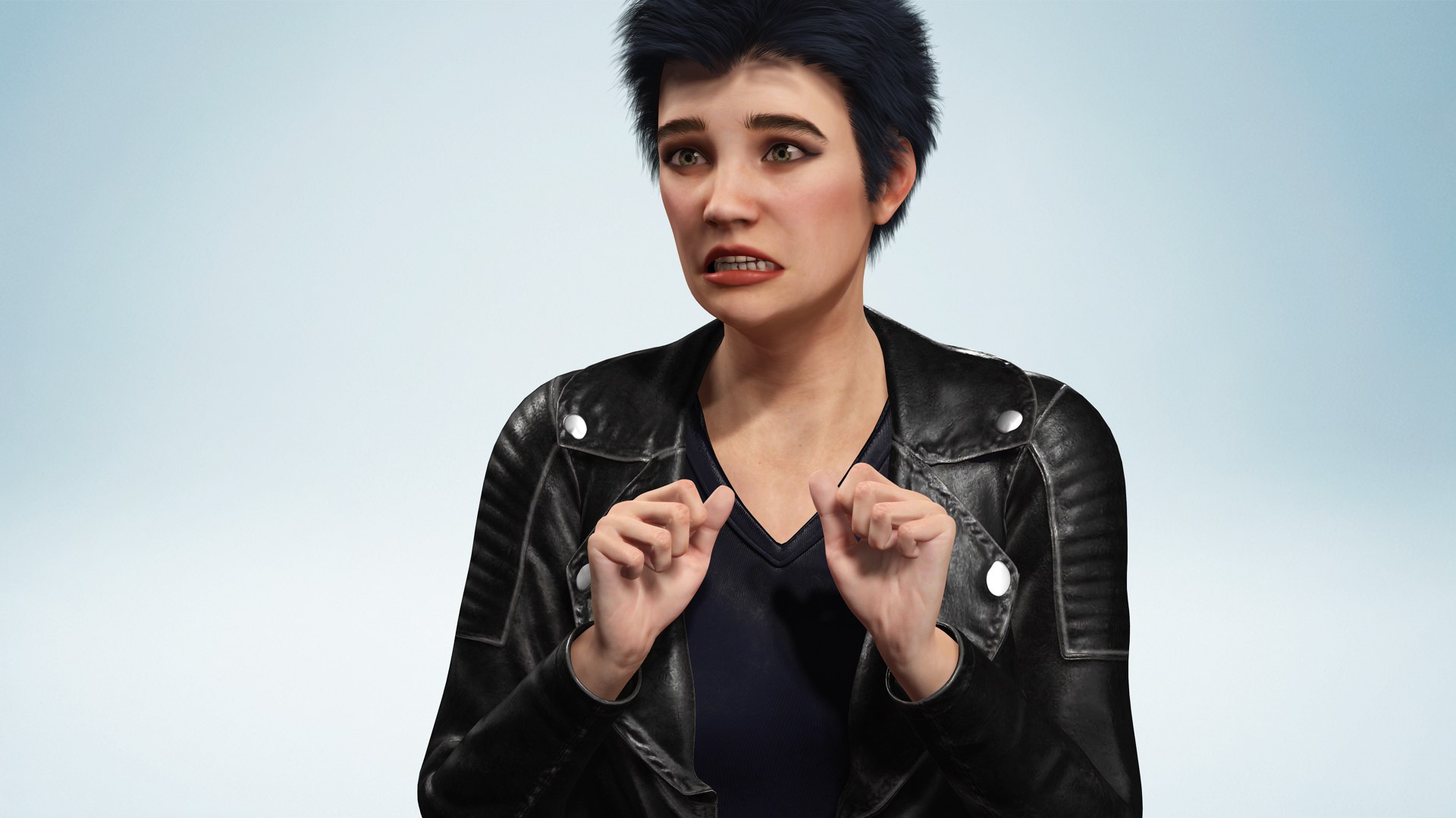 Realistic Girl Short Hair Character Urban Female Modern Streetwear Teen Girl 3D model https://p.turbosquid.com/ts-thumb/P7/oqZUVv/33/7/png/1756908096/1920x1080/fit_q87/2707d266e708b83f0ceadf2ed2000daf7e19d437/7.jpg