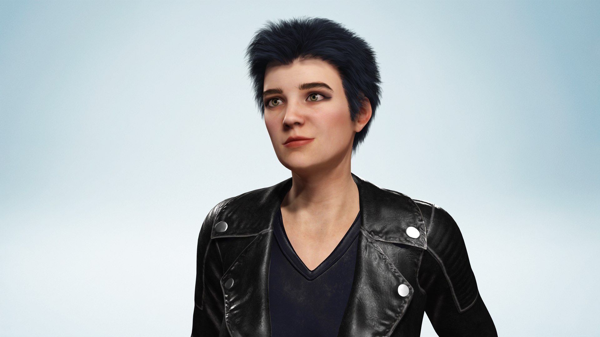 Realistic Girl Short Hair Character Urban Female Modern Streetwear Teen Girl 3D model https://p.turbosquid.com/ts-thumb/P7/oqZUVv/hQ/4/png/1756908084/1920x1080/fit_q87/028a516a4a783c34eac3b3803f6e85ec22949003/4.jpg