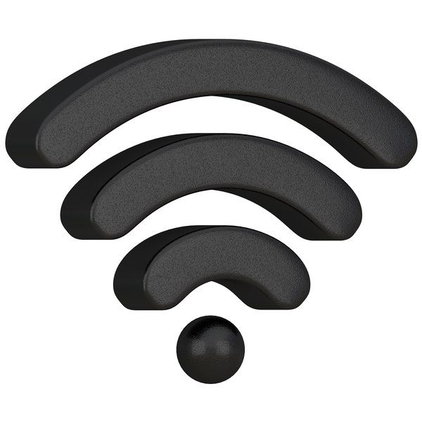 wifi symbol 3D model