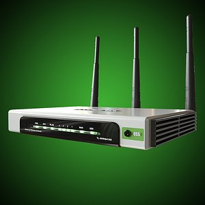 tp-link wi-fi router 3d model