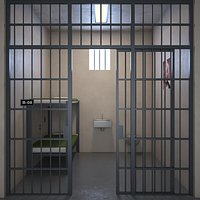 Prison Cell 3D Model