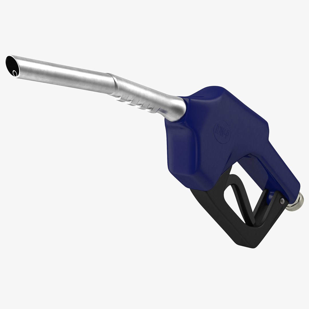 Gas Pump Blue 3D Model 3D model preview