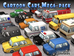 Cartoon Cars Pack