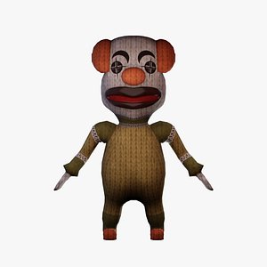 3D Evil clown model