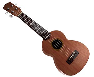 3D Realistic Ukulele