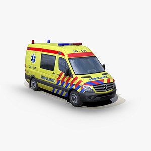 Mercedes Sprinter L2H2 Ambulance 2016 3D model