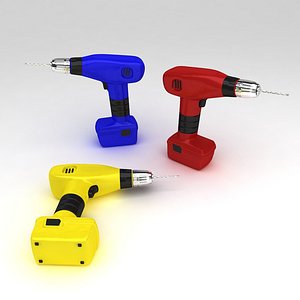 3d drill machine tool model