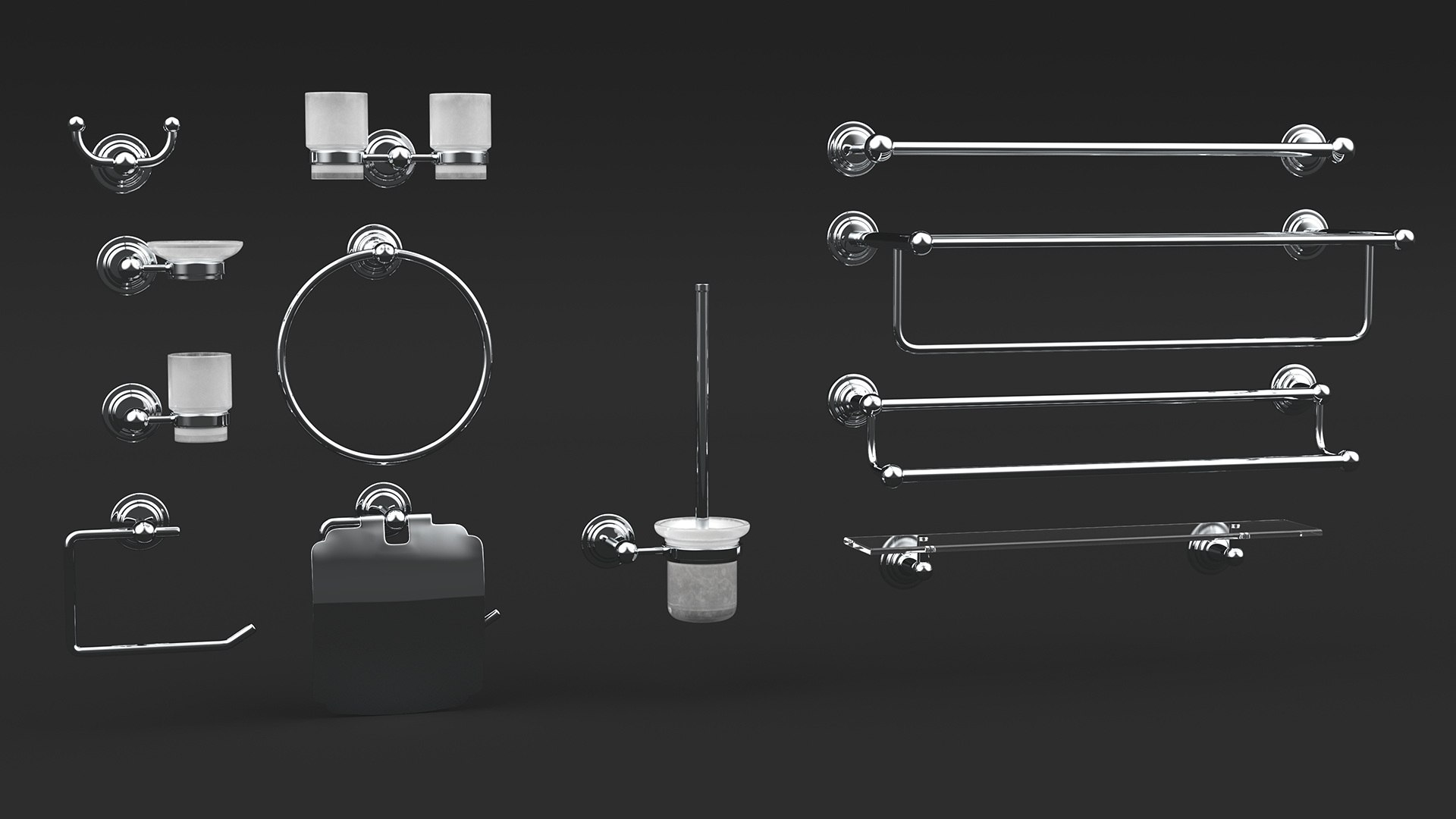 Bathroom Wall Accessories Set Chrome model https://p.turbosquid.com/ts-thumb/P8/9y5Ldi/wL/bathroomwallaccessoriessetchromevray3dmodel008/jpg/1682612710/1920x1080/fit_q87/dc8e49675b3fbbd81b6b65fab492931be5f76f5e/bathroomwallaccessoriessetchromevray3dmodel008.jpg