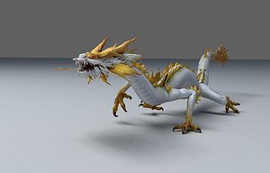 dragon character chinese 3D model
