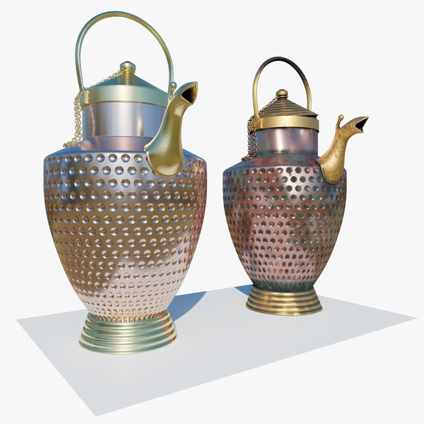 3D Italian Copper Pitcher Procedural PBR